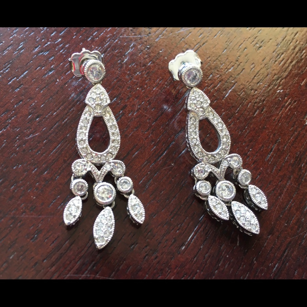 Vintage Nadri Rhinestone Earrings